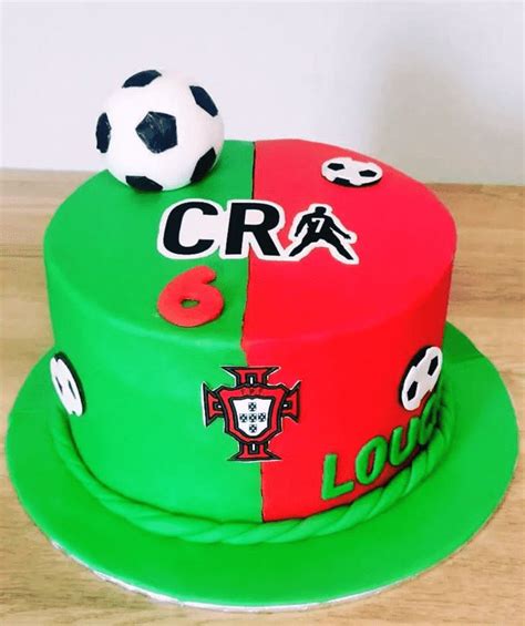 Cristiano Ronaldo Birthday Cake Ideas Images Pictures Soccer