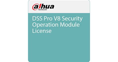 Dahua Technology Security Operation Module License DSS8PROSOM