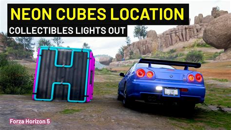 Forza Horizon 5 Collectibles Lights Out Smash 10 Horizon Neon Cubes In