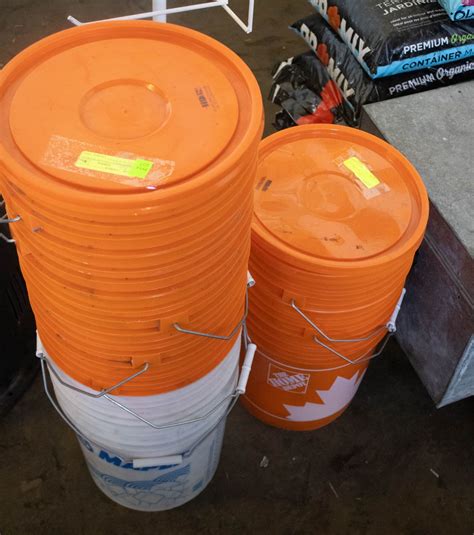mini home depot buckets 10