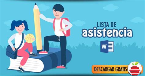 Formato Editable De Lista De Asistencia Word Material Para Maestros