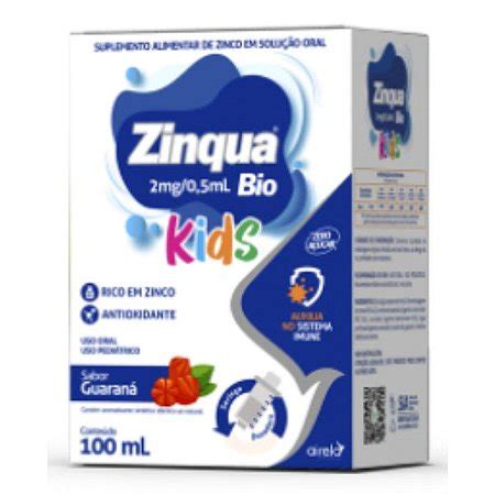 BIOZINC ZINCO ANTIOXIDANTE SISTEMA IMUNE ZINQUA BIO GROW ZINCO