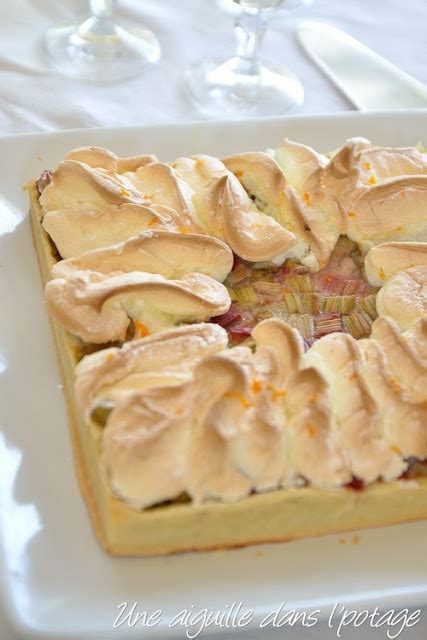 Tarte Rhubarbe Orange De Christophe Felder Une Aiguille Dans Lpotage