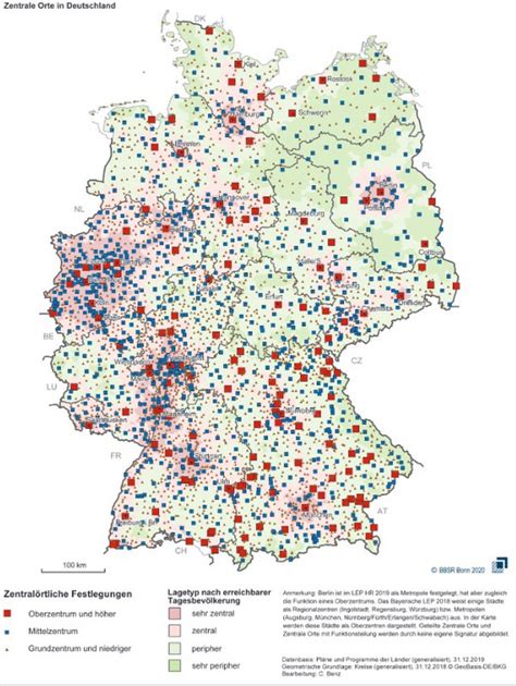 Zentrale Orte System Impuls Tu Dortmund