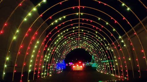 Christmas Drive Through Light Tunnel Youtube