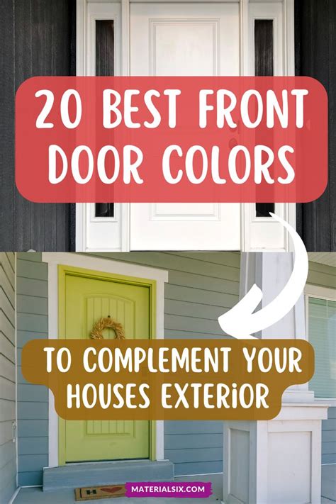 The Ultimate Guide Choosing The Best Front Door Colors For Your Home