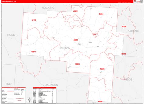 Map Books of Vinton County Ohio - marketmaps.com