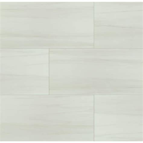 Msi Bianco Dolomite 24 In X 48 In Polished Porcelain Stone Look Floor