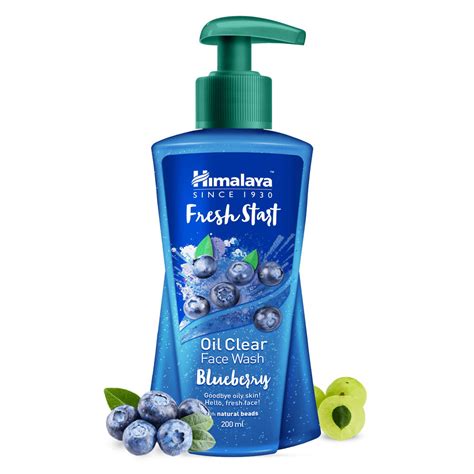 Himalaya Fresh Start Oil Clear Blueberry Face Wash Himalaya Wellness