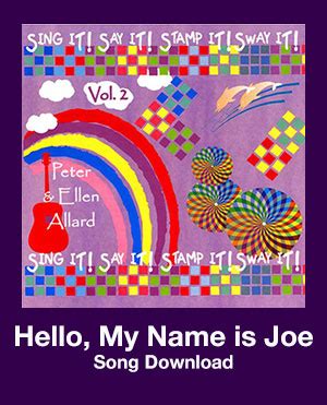 Hello, My Name Is Joe Song Download: Songs for Teaching® Educational ...