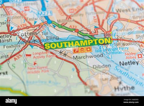 Mappa Di Hampshire Immagini E Fotografie Stock Ad Alta Risoluzione