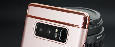 Olixar XRing Samsung Galaxy Note 8 Finger Loop Case Rose Gold