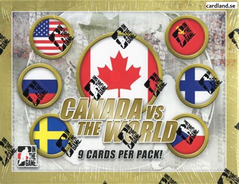 2011 12 ITG Canada Vs The World Hobby Box CARDLAND