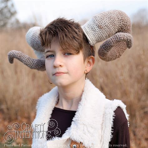 Wearable Ram Horns: Set 1 — Crafty Intentions