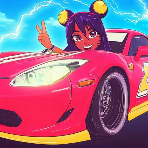 "lightning McQueen as an anime girl" Dalle-3 vs Dalle-2 : r/dalle2