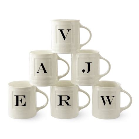 Monogram Mug Williams Sonoma