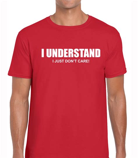 I Understand Funny T Shirt Mens T Shirt Joke Sarcastic Humour Slogan Design Cool Ebay