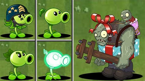 PVZ 2 Challenge 5 Plants With 5 Plant Food Vs 100 Suprise Gargantuar