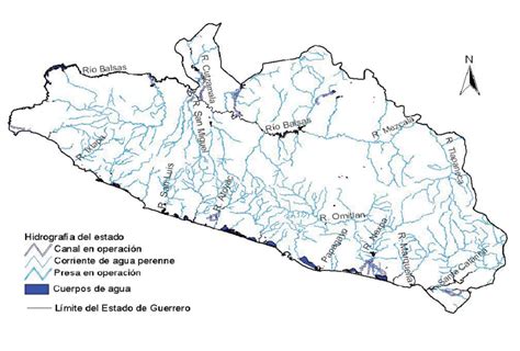 Red Hidrográfica Del Estado De Guerrero Download Scientific Diagram