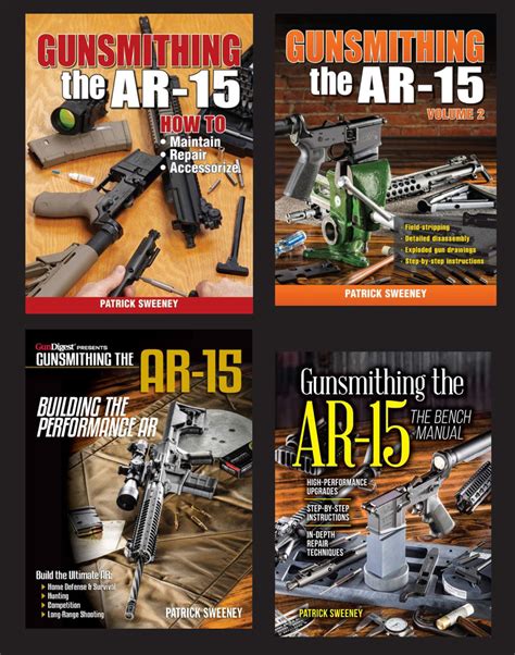 Gunsmithing The Ar 15 Collection 4 Books Paperback Gundigest Store