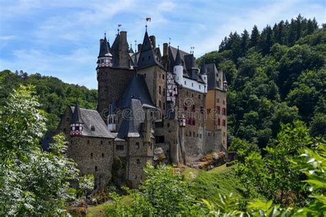 Burg Eltz A Castle Like A Fairy Tale In The Eifel In Germany Stock