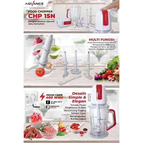 Jual Advance Food Chopper L Blender W Chp N Penggiling Daging