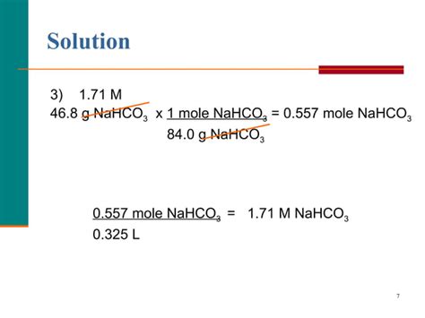 Molarity And Dilution PPT