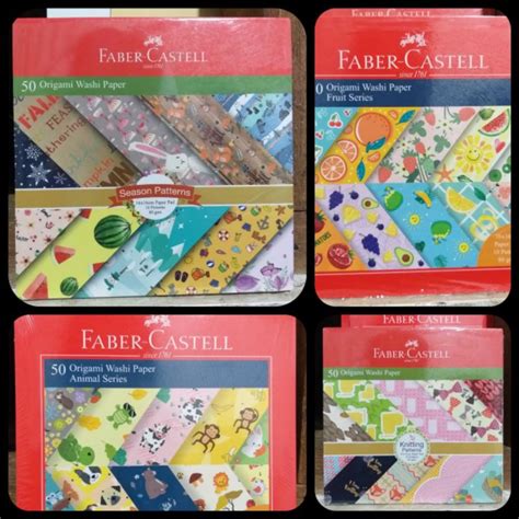 Jual Kertas Origami Washi Paper Faber Castell Shopee Indonesia