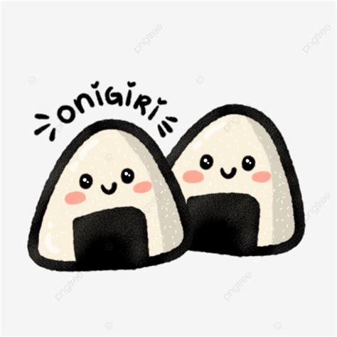 Lindo Onigiri En Estilo Kawaii Con Cara Sonriente PNG Onigiri Lindo