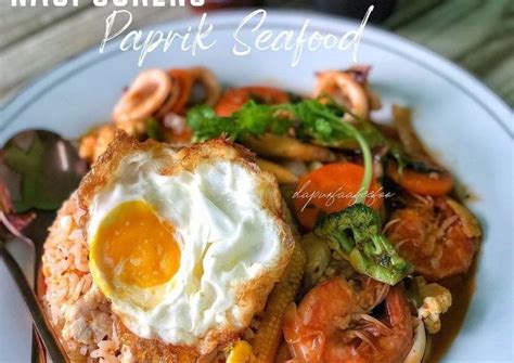 Resipi Nasi Goreng Paprik Seafood Oleh Kakak Faa Cookpad