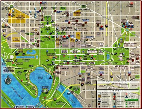 Plano De La Ciudad De Washington Mapa