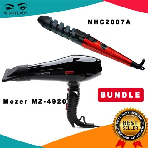 BUNDLE Mozer MZ 4920 Super Professional Hair Dryer And Blower 3000W