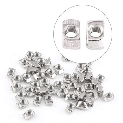 Buy Pcs T Slot Hammer Head Nut Zinc Plated Carbon Steel Fastener At