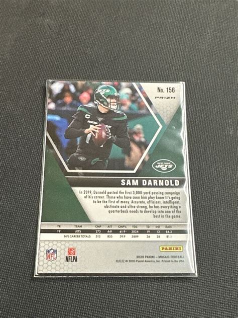 Panini Mosaic Pink Camo Prizm Sam Darnold New York Jets Ebay