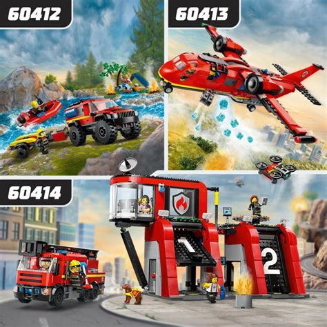 Lego City Feuerwehrstation Mit Drehleiterfahrzeug 60414 Lego