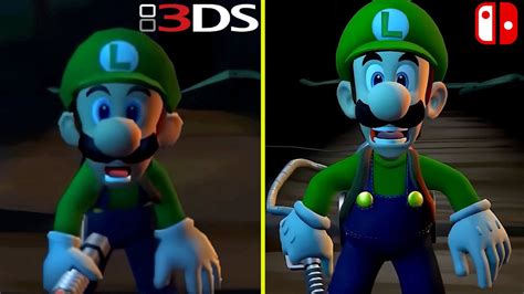 Luigi S Mansion Dark Moon Nintendo Switch Remaster Vs Original Ds