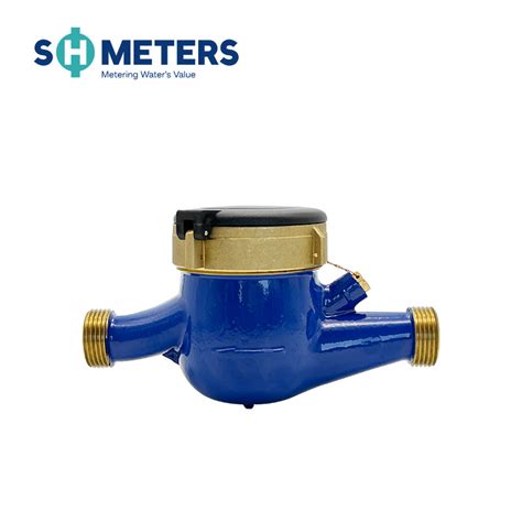 DN15 DN50 57 Brass Content Body Multi Jet Reed Switch Water Meter