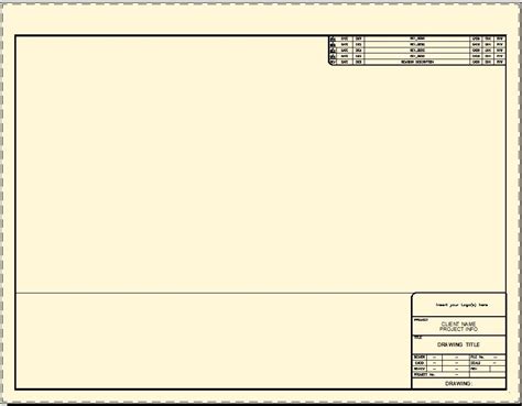 Autocad Title Block Template