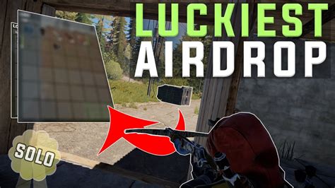 Luckiest Airdrop Right Outside My Starter Base Rust Solo 1 Youtube