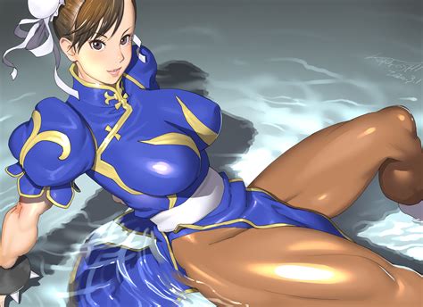 Rule 34 Big Breasts Brown Eyes Brown Hair Capcom Chinese Clothes Chun Li Female Female Only