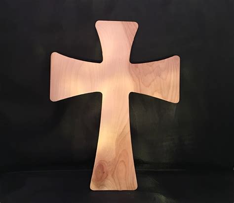 Cross Cutout Cross Wood Blank Cross Wood Cutout Wood Etsy