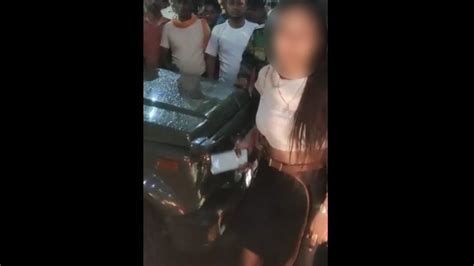 नशे में धुत मॉडल ने बीच सड़क पर मचाया हंगामा सेना की जिप्सी तोड़ी Video Gwalior Drunk Girl