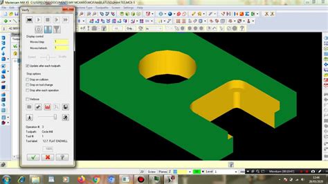 Mastercam X5 Project Milling 2 YouTube