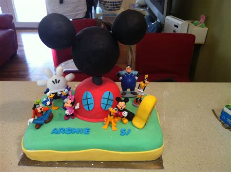 Archies 5th Birthday Cake Mickey Mouse Clubhouse Mickey Mouse Cake