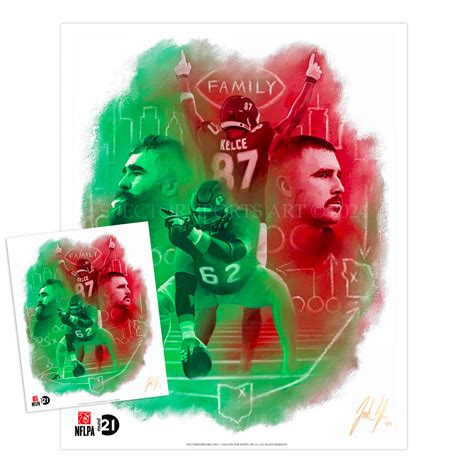 The Kelce Brothers "Family First" Limited Edition Drop – Spector Sports Art