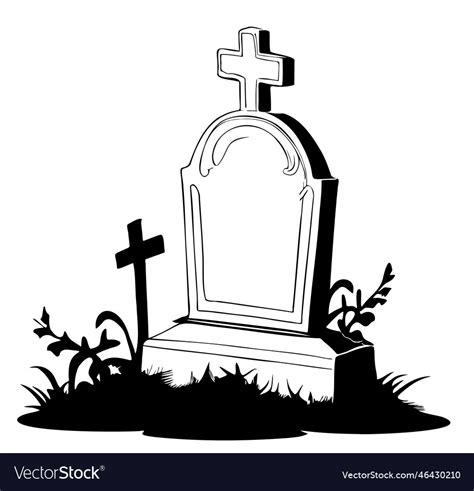 Tombstone Cartoon Cross