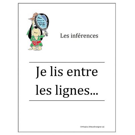 A French Poster With The Words Je Is Entre Les Lignes