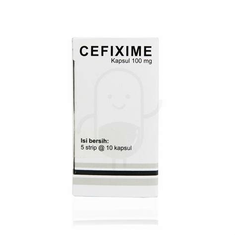 CEFIXIME TRIHYDRATE MEDIKON 100 MG KAPSUL Kegunaan Efek Samping