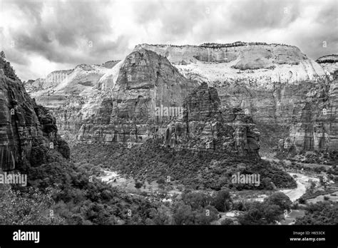 Zion National Park is located near Springdale (Utah Stock Photo - Alamy