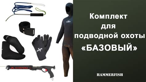 Комплект для подводной охоты Базовый HAMMERFISH - YouTube